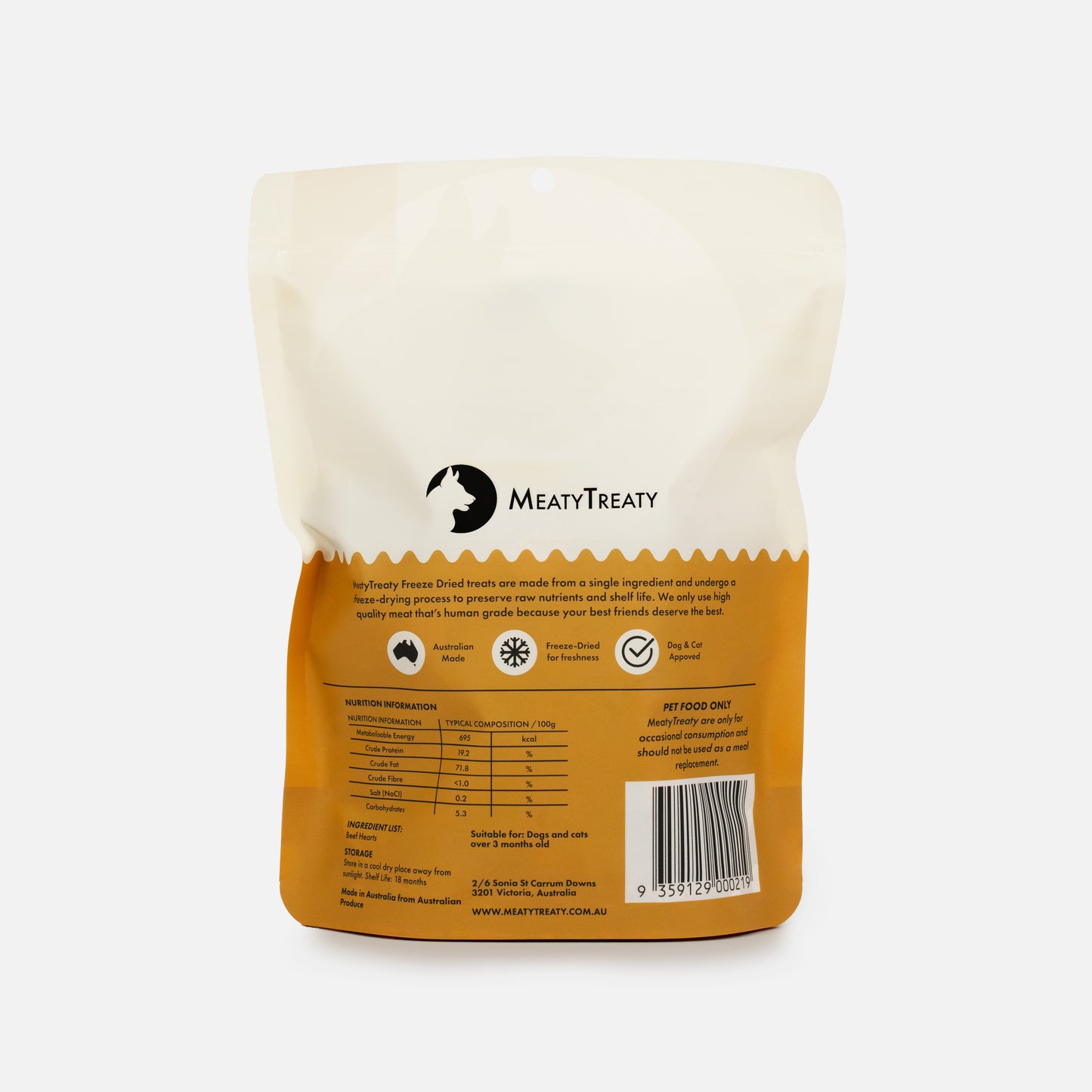 Beef Hearts 100g