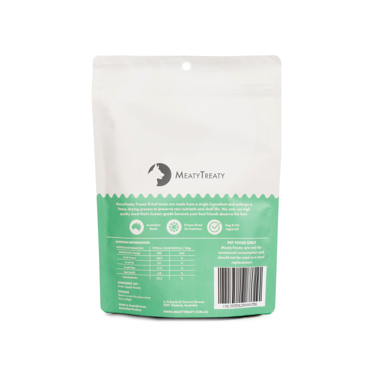 Green Lipped Mussels 50g