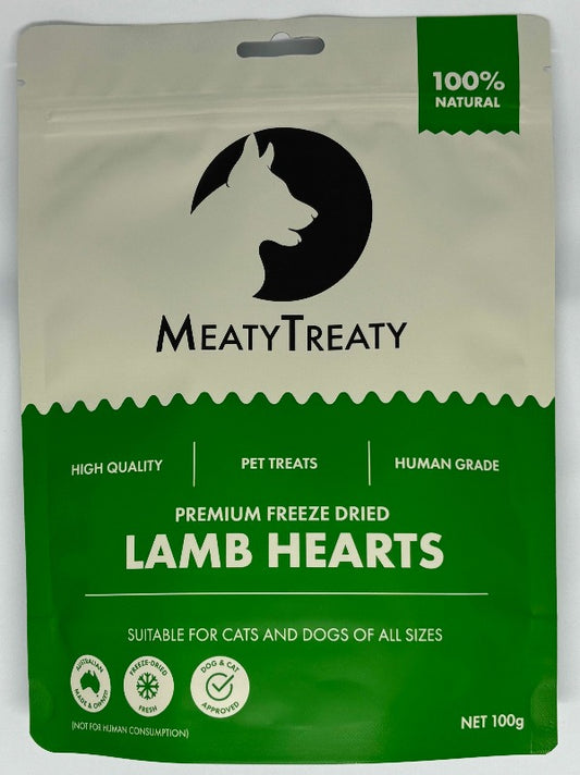 Lamb Hearts 100g