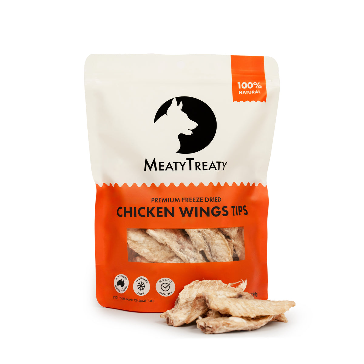 Chicken Wingtip Chicken Wing Tips 80g – MeatyTreaty